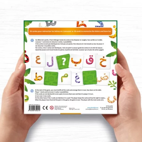Jeu Alif Memo (56 cartes) - Educatfal (Dès 3 ans)