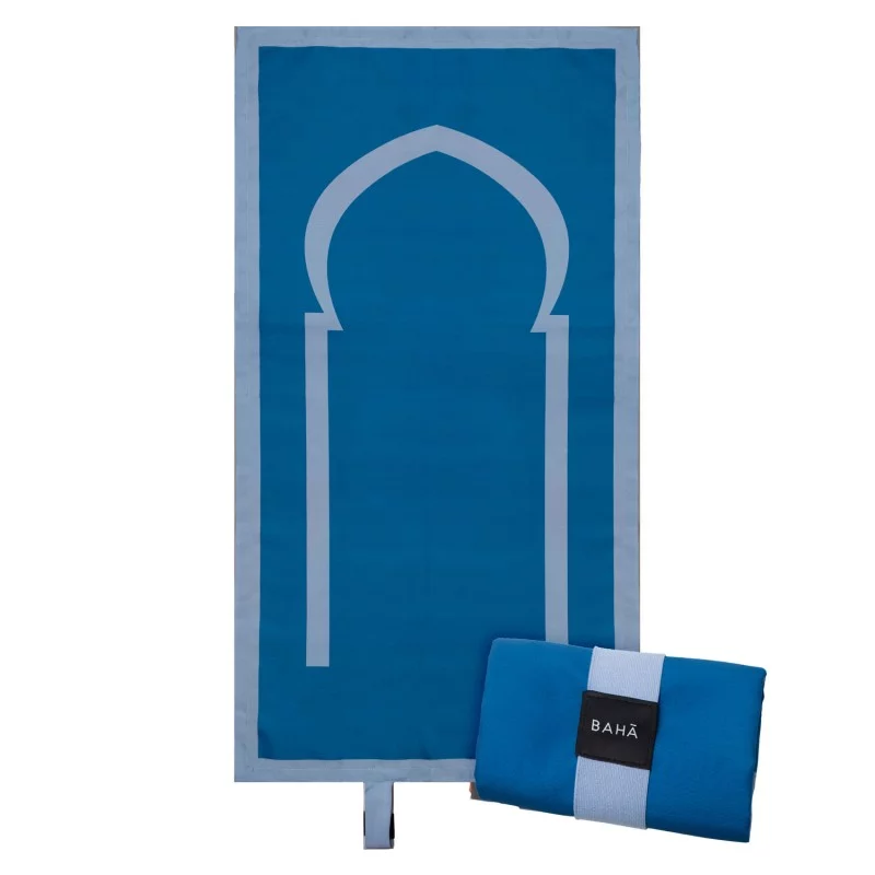 Tapis de prière de poche premium - Bleu