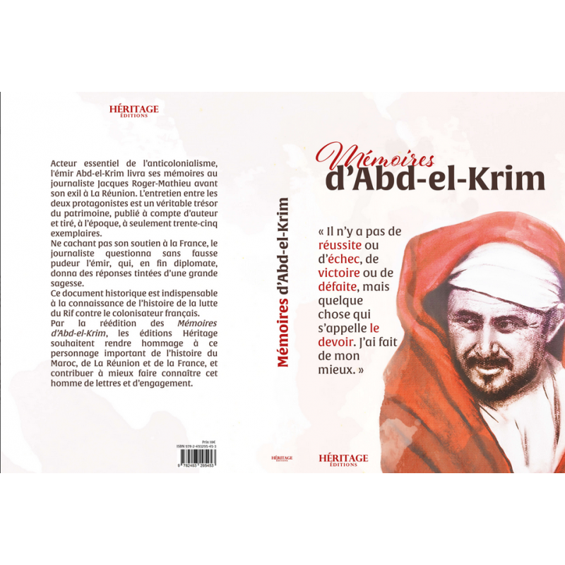 Mémoires d'Abd-el-Krim - Héritage Editions