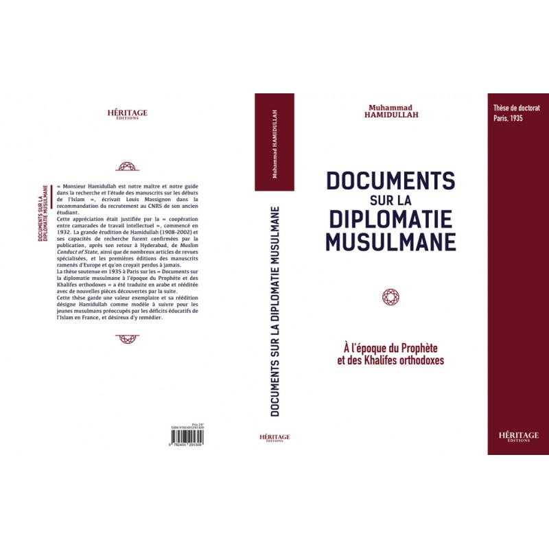 Documents sur la diplomatie musulmane - Muhammad Hamidullah - Héritage Editions
