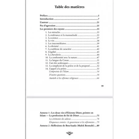 Quelques rayons de la lumière de l'Islam - Etienne Dinet - Héritage Editions