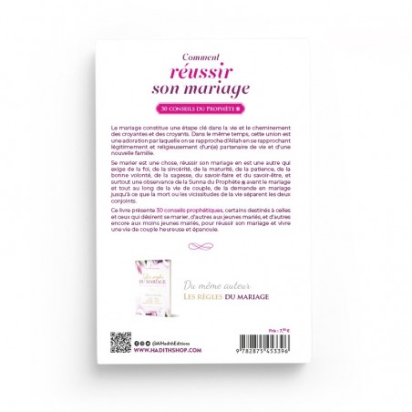 Comment Réussir Son Mariage, 30 Conseils Du Prophète SWS - Edition Al Hadith